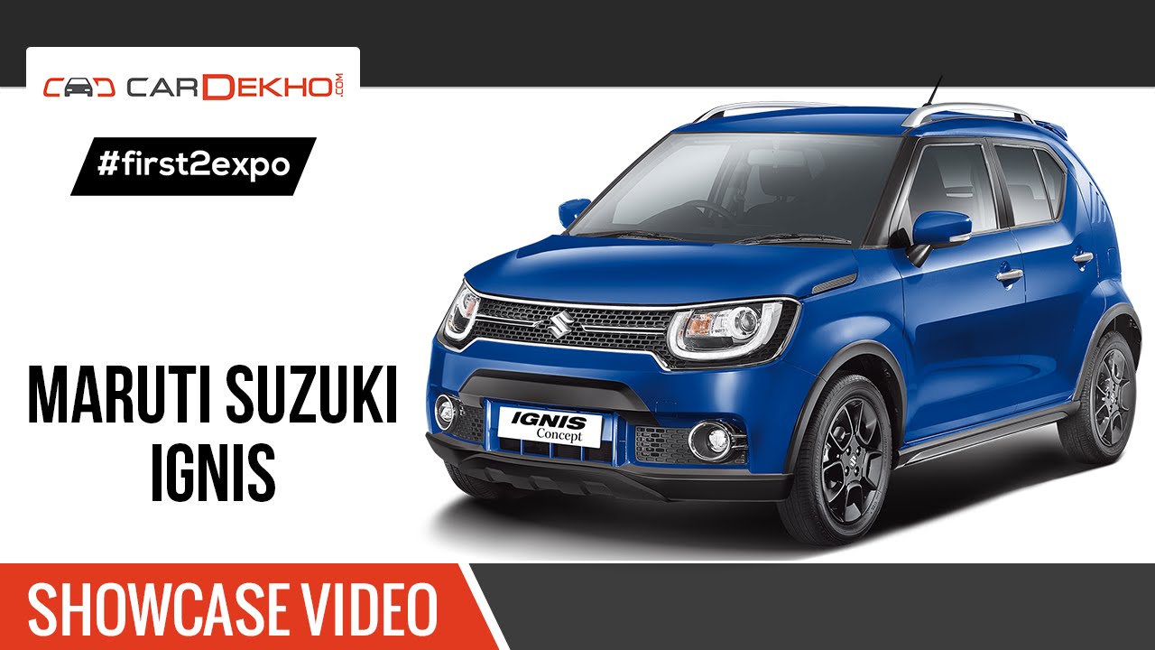 #first2expo | Maruti Suzuki Ignis/Baleno RS | Showcase Video | CarDekho@AutoExpo2016