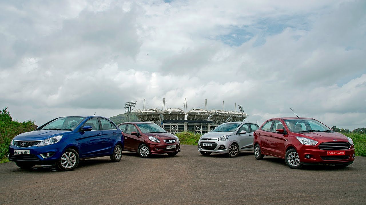 Tata Zest vs Ford Figo Aspire vs Honda Amaze vs Hyundai Xcent diesel comparison by OVERDRIVE