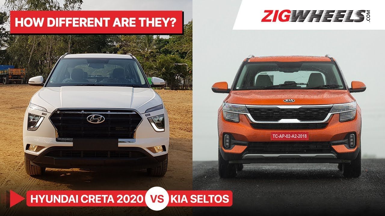 Hyundai Creta 2020 vs Kia Seltos | How Do I Pick One? | Zigwheels.com
