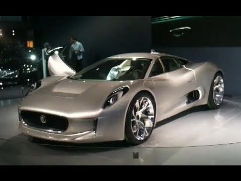 Jaguar C-X75 Concept at the 2010 Paris Motorshow