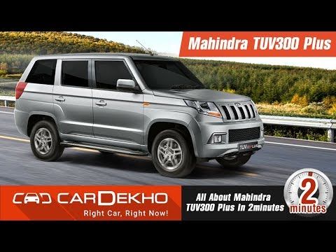 2018 Mahindra TUV300 Plus | Price, Specs, Interior, Features and More!