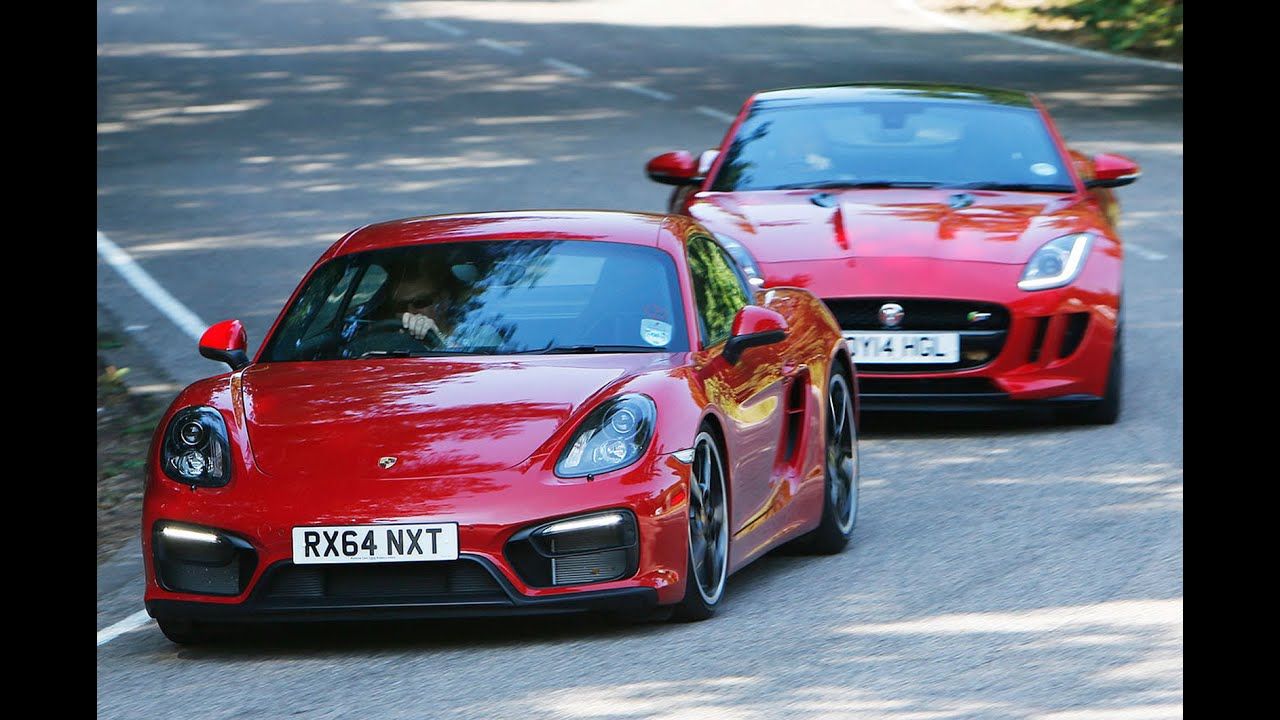 Jaguar F-type coup versus Porsche Cayman GTS - Jaguar Videos