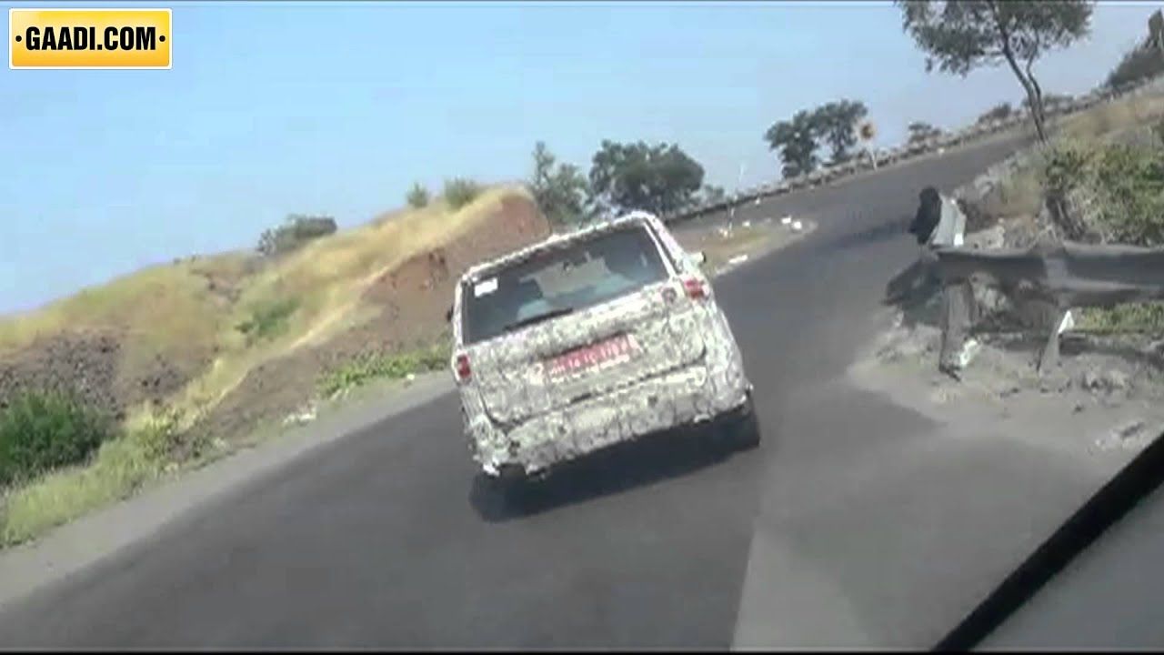 Tata Hexa spied testing