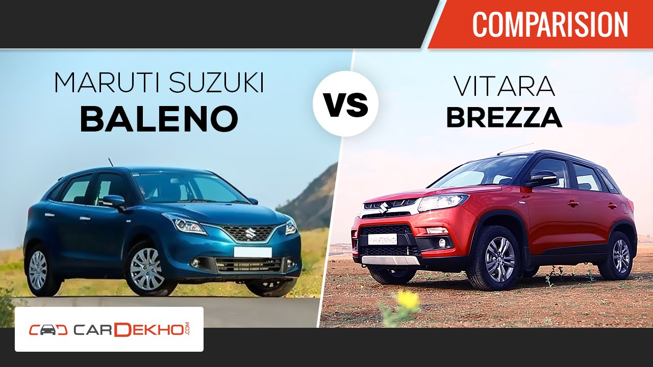 Maruti Baleno vs Maruti Vitara Brezza  | Comparison Review | CarDekho.com