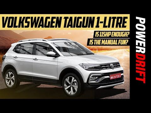 Volkswagen Taigun 1-litre Manual - Is Less Good Enough? | Review | PowerDrift