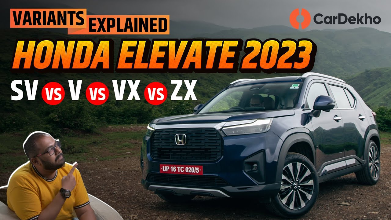 Honda Elevate SUV Variants Explained: SV vs V vs VX vs ZX | इस VARIANT को SKIP मत करना!