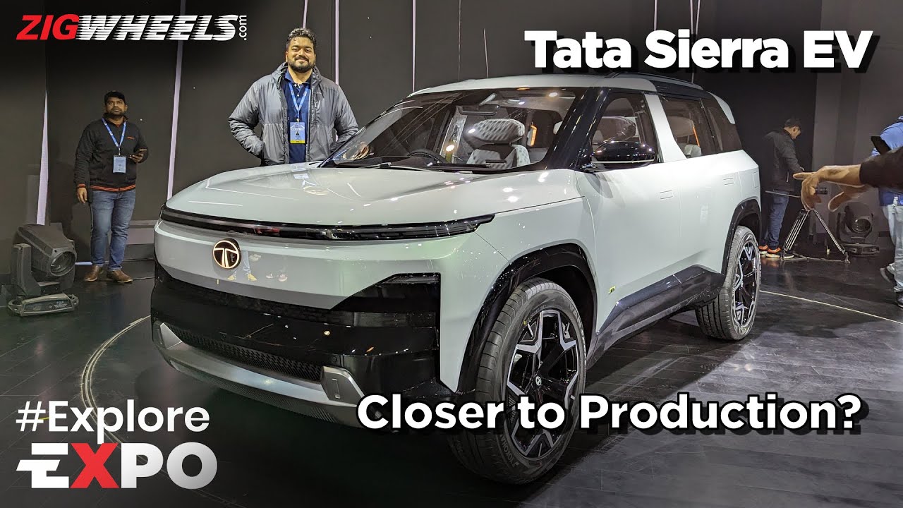 Tata Sierra | EV and ICE both! Auto Expo 2023 #exploreexpo