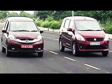 New Honda Mobilio clashes with Maruti Suzuki Ertiga - Honda Videos