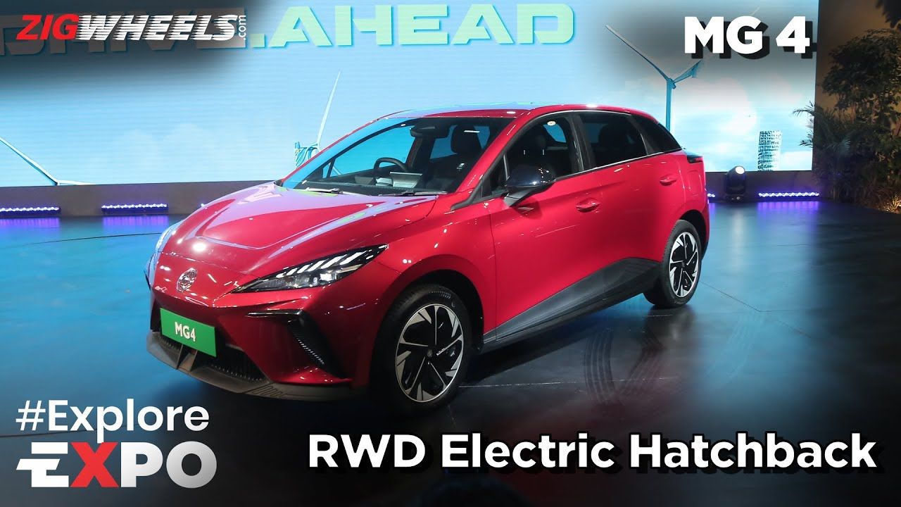 This Rear-Wheel Drive MG EV Looks Cool! | Auto Expo 2023 #ExploreExpo