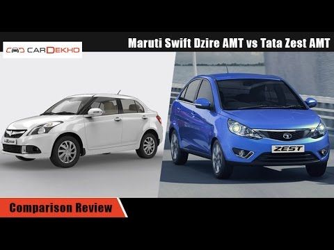Maruti Swift DZire AMT vs Tata Zest AMT | Comparison Video | CarDekho.com