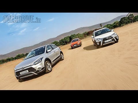 Hyundai i20 Active vs Fiat Avventura vs Toyota Etios Cross comparison review by OVERDRIVE