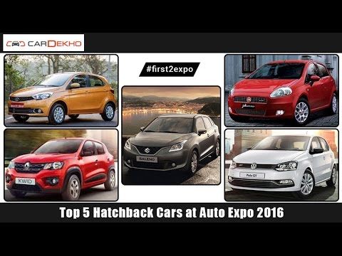 #first2expo : TOP 5 Hatchback at Auto Expo 2016 | CarDekho.com