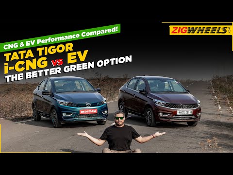 Tata Tigor i-CNG vs EV: Ride, Handling & Performance Compared
