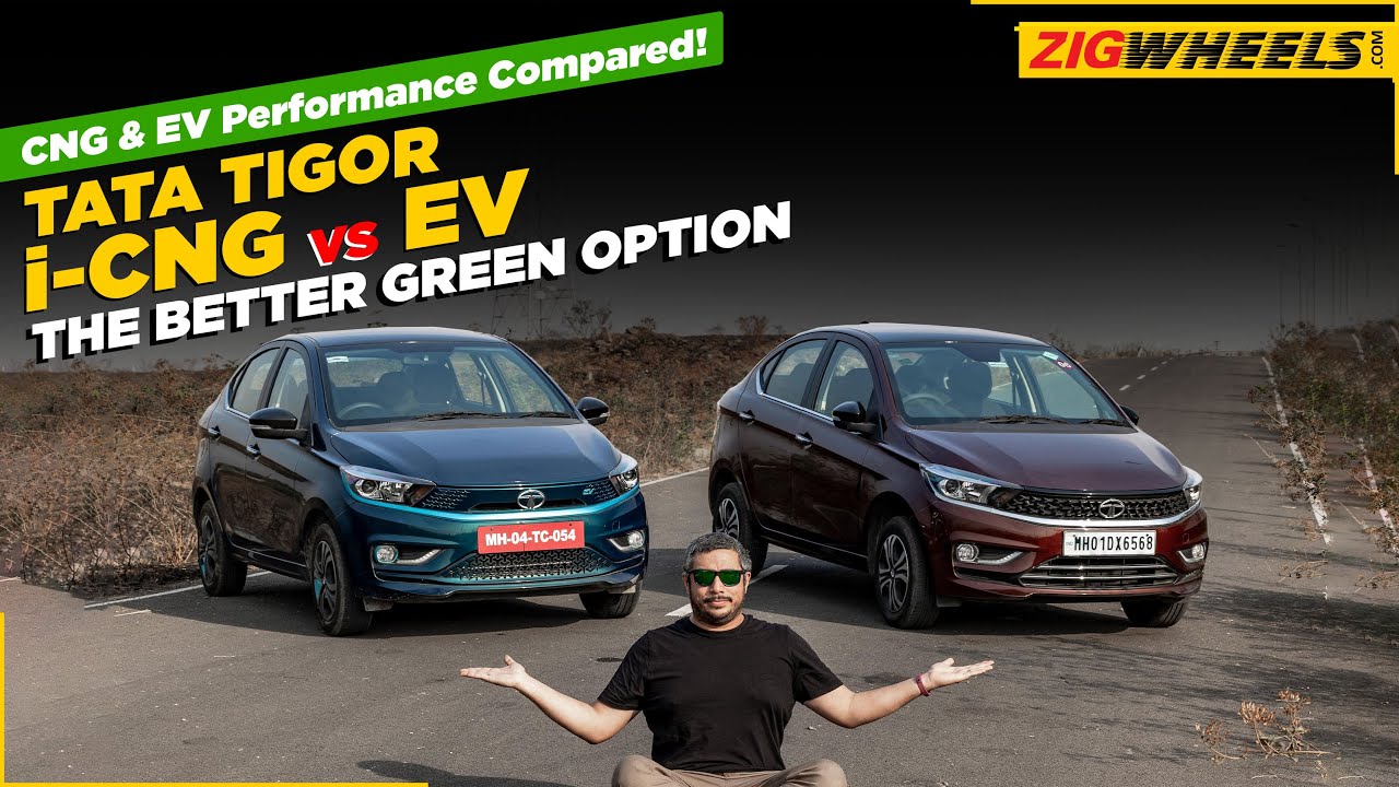Tata Tigor i-CNG vs EV: Ride, Handling & Performance Compared
