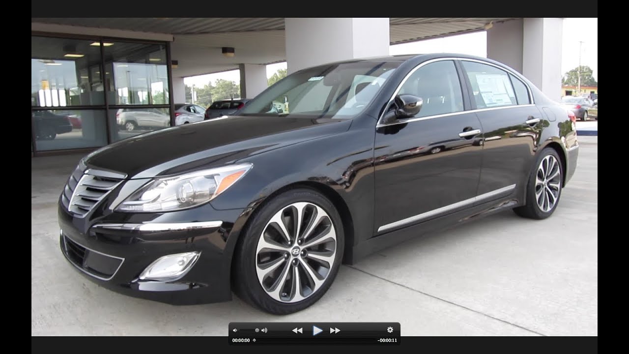 2012 Hyundai Genesis Interior and Exterior Specifications