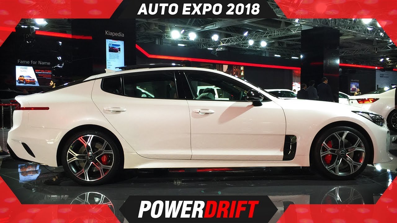 Kia Stinger GT @ Auto Expo 2018 : PowerDrift