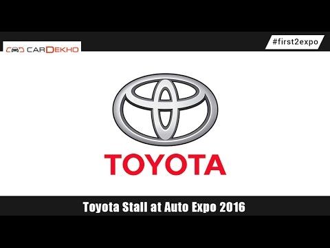 Toyota Stall @ Auto Expo 2016 | CarDekho.com