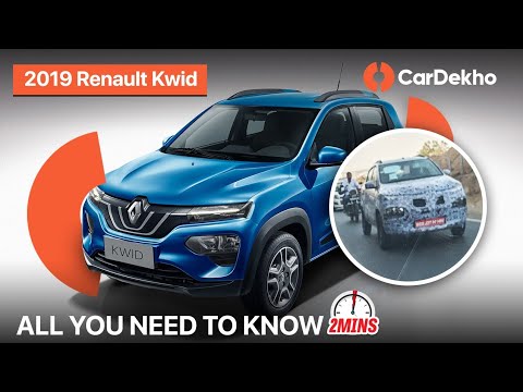 Renault Kwid 2019 Spied On Test | Specs, New Features and More! #In2Mins