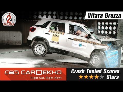 Maruti Suzuki Vitara Brezza Crash Test Video | All Details #In2Mins