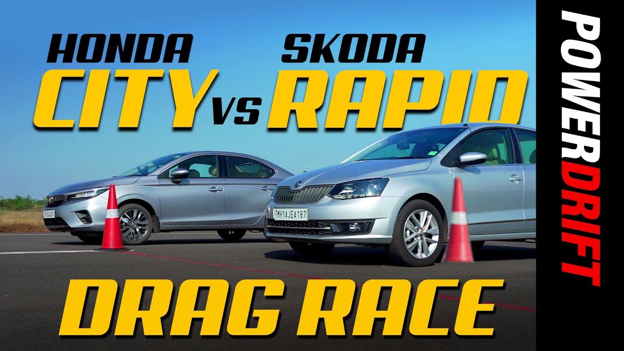 Skoda Rapid vs Honda City | Drag Race | Episode 3 | PowerDrift