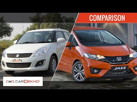 2015 Honda Jazz Vs Maruti Suzuki Swift | Comparison Video | CarDekho.com