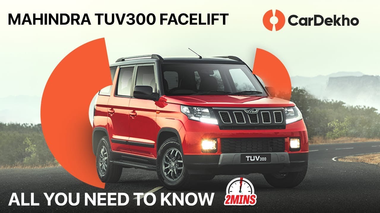 2019 Mahindra TUV300 Facelift - All Details covered #In2Mins | CarDekho.com