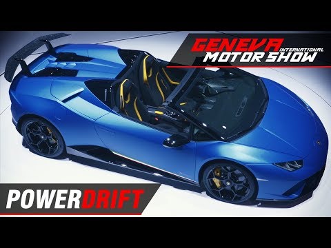Lamborghini Huracan Performante Spyder Ft. Aditya Patel : Geneva Motor Show : PowerDrift
