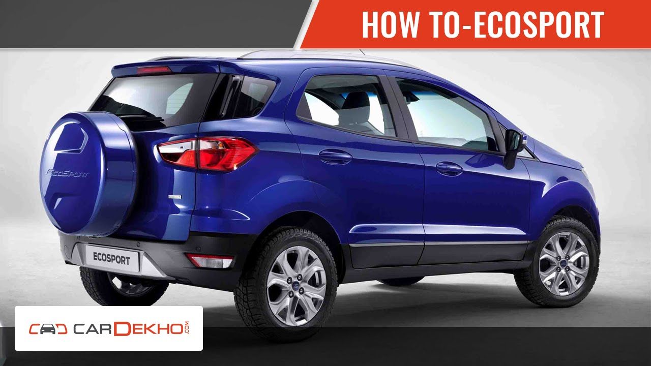 Know Your Ecosport | How To Open The Bonnet | CarDekho.com