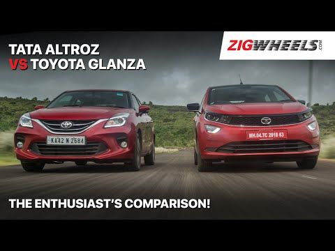 🚗 Tata Altroz vs 🚗 Toyota Glanza | Normal Cars; Oddball Comparo | ZigWheels.com