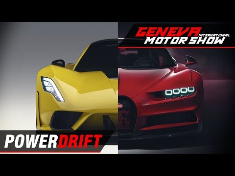 Bugatti Chiron Sport~ Hennessey Venom F5 ft. Aditya Patel : Geneva Motor show 2018 : PowerDrift