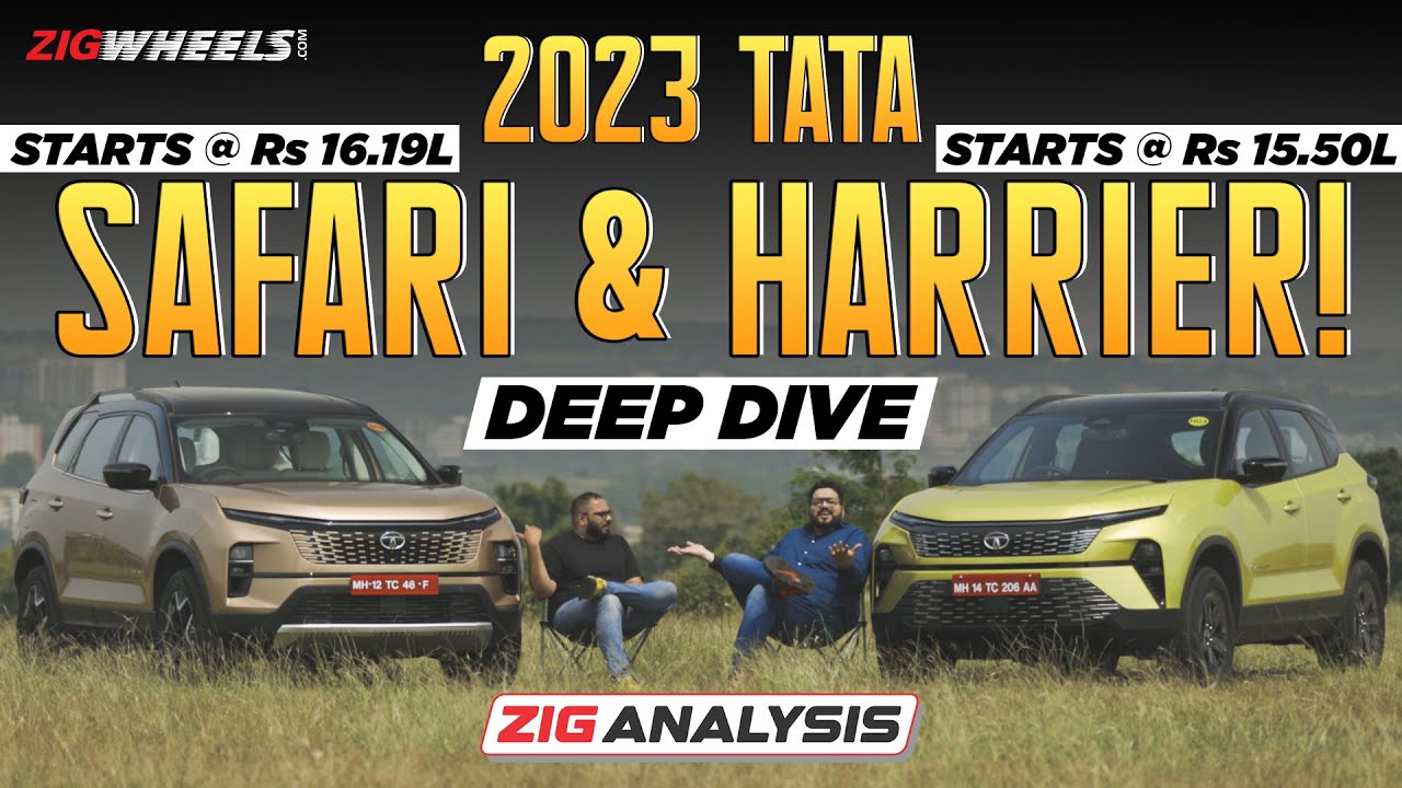  Tata Harrier 2023, Tata Safari 2023 Facelift Detailed Review | ZigAnalysis 