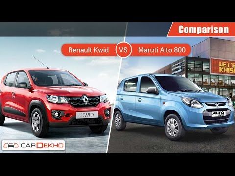Maruti Alto 800 VS Renault Kwid | Comparison Video | CarDekho.com