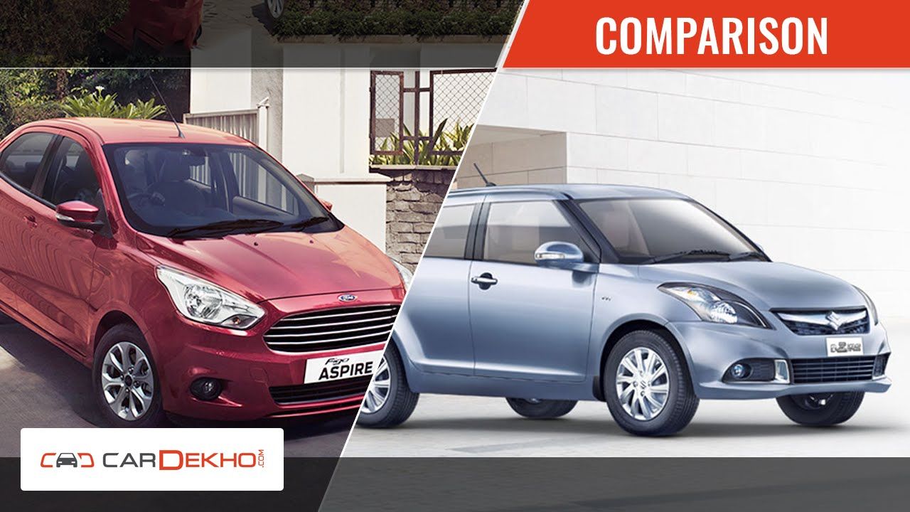 Maruti Suzuki Swift Dzire Vs 2015 Ford Figo Aspire | First Impressions | CarDekho.com