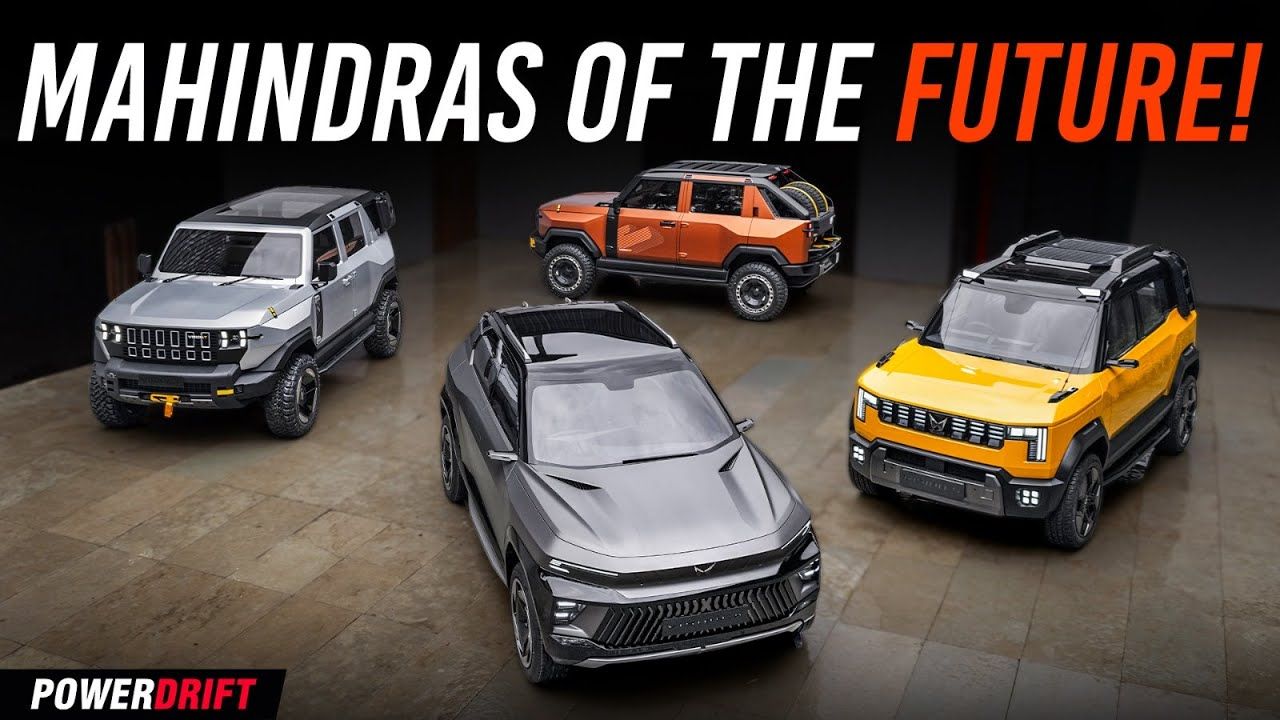 Mahindra's Future SUVs Unveiled | New Thar, Creta-rival SUV, Baby Defender? | PowerDrift QuickEase