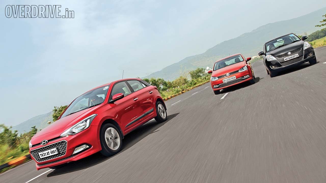 Hyundai Elite i20 vs Volkswagen Polo vs Suzuki Swift - Diesel Comparative Review - Volkswagen Videos