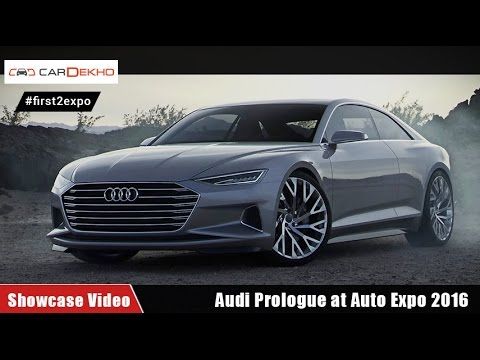 Audi Prologue Unveil at Auto Expo 2016 | CarDekho.com