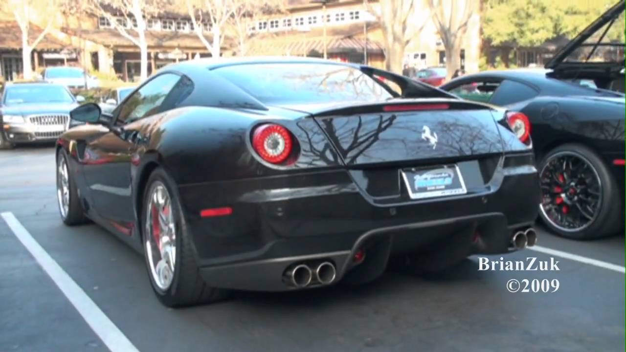 Ferrari 599 GTB Fiorano on diaplay