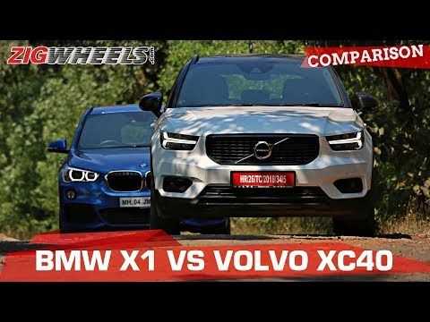 BMW X1 vs Volvo XC40 | Small SUVs, Big Luxury? | Zigwheels.com